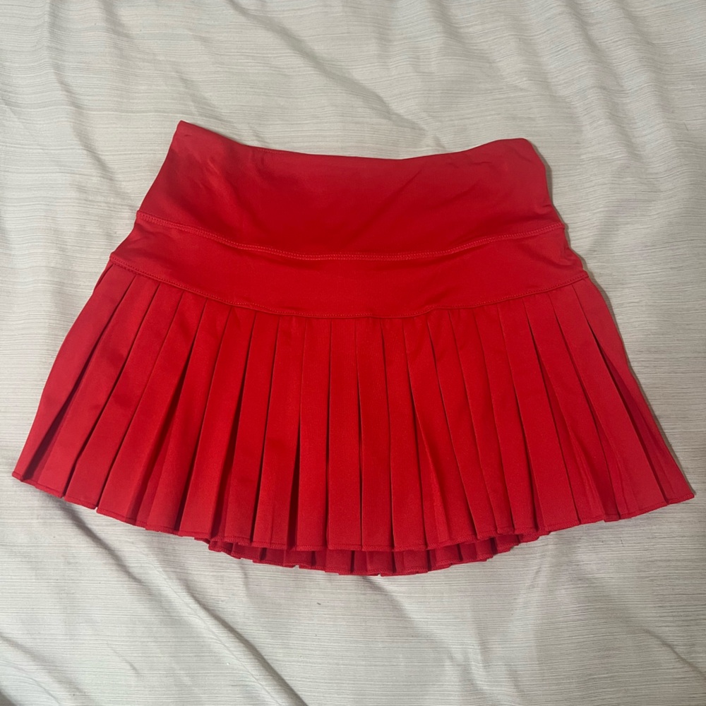 Amazon Red Mini Skirt